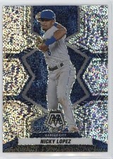 2022 Panini Mosaic White Sparkle Prizm Nicholas Lopez Nicky #135 11pj
