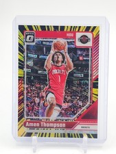 AMEN THOMPSON 2024-25 DONRUSS OPTIC ELECTRICITY PRIZM /75 #169 ROCKETS Q4362