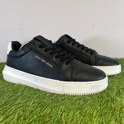 Calvin Klein Jeans Turnschuhe Größe 9 Herren Schwarz Chunky Cupsole 1 Wanderschuhe