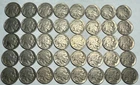 ROLL of 40 full date Indian Head BUFFALO NICKELS. Exact coins shown. #63