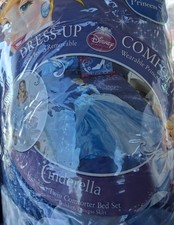 Disney Princess Cinderella Twin Microfiber Comforter 3 Pc Set EB6TR-1640