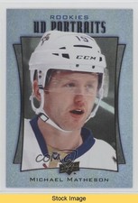 2016 Upper Deck UD Portraits Rookie Rainbow Green Foil Michael Matheson READ fv4