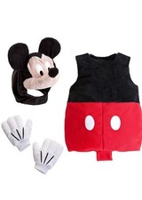 Disney Store Mickey Mouse Plush Costume Hollaween Baby Sz 3-6 M NEW