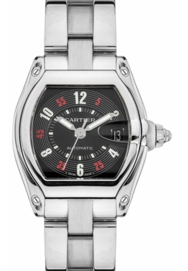 Cartier Roadster Black Vegas Dial 38mm Box Papers W62002V3 | eBay