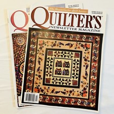 QUILTER  S Newsletter Magazine 2000 Jan/Feb No. 319  2000 Oct No. 326 Lot of 2