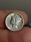 1916- P Mercury Dime AU