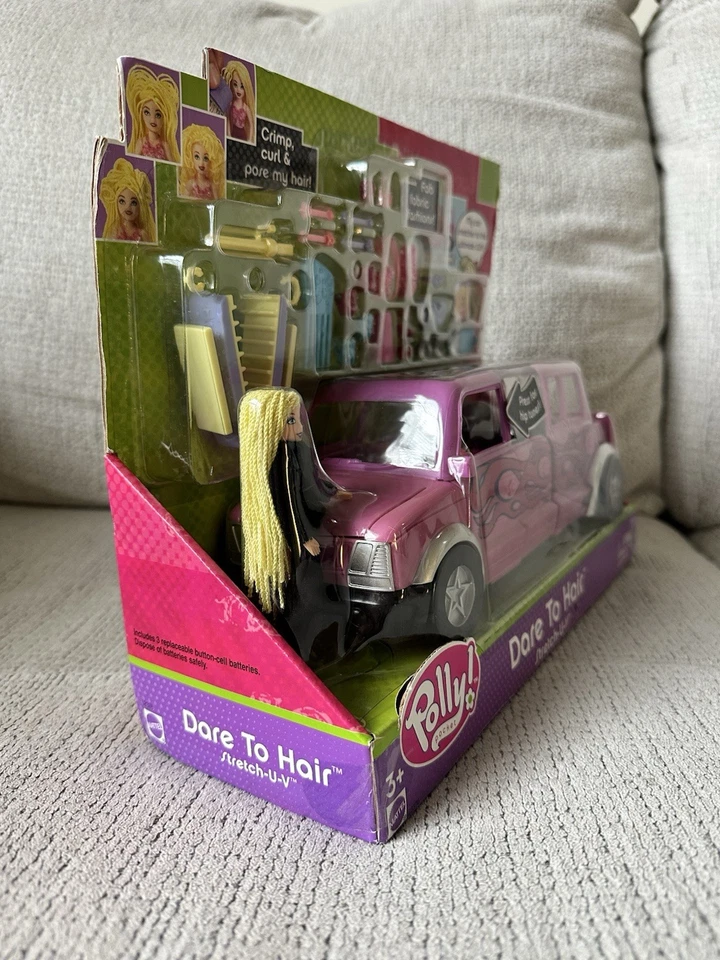 Vintage 2003 Polly Pocket Dare To Hair Playset Mattel C3376 Excellent New In Box - Image 3 of 4