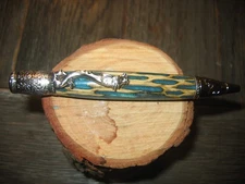 Gorgeous Handmade Mt Kunlun Twist ballpoint from Real Cholla Cactus and Resin
