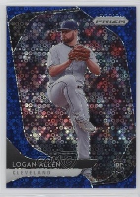 2020 Panini Prizm Quick Pitch Blue Donut Circle /199 Logan Allen Rookie RC 1j90