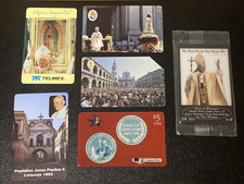 Pope John Paul II Phone Card Set of 5 Vatican Mexico USA