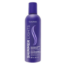 Clairol Professional Shimmer Lights Purple Shampoo  Neutralizes Brass  Yellow