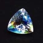 1.40 Ct Trillion Glamorous Top Grade (7 x 7 mm)Faceted Rainbow Natural Moonstone