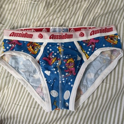 Aussiebum Men s Size Small SpongeBob Briefs Underwear