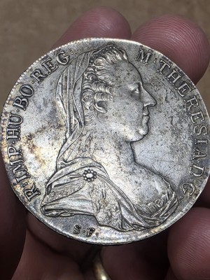 1780 MARIA THERESA AUSTRIA SILVER THALER GORGEOUS , Patina | eBay