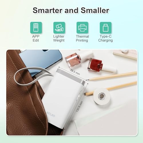 Bluetooth Label Maker P21 with Tape - Wireless White Label Printer