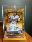 Jac Caglianone: KC Royals 11/50 Gold Sapphire Refractor Auto 2025 Bowman #CPSJCA