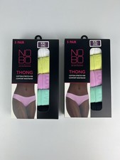 NEW LOT Of 2 NO BOUNDARIES Women  s Thong Panties Size XXL  19 