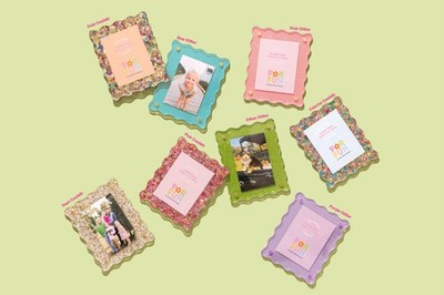 Taylor Elliott Designs Glitter Acrylic Magnetic Frame