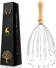 USAGA 28 Finger Head Scratcher, Head Massager, Scalp Massager, Stocking Stuffers