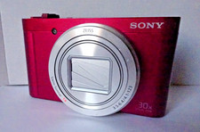 Appareil photo numérique Sony CyberShot DSC-WX500 -18,2 MPX 30x -rouge- bon état
