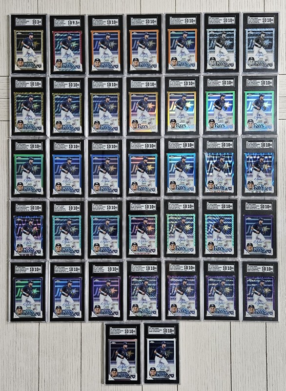 Jonathan Aranda 2023 Topps Chrome Rookie Auto MASTER COLLECTION Superfractor 1/1