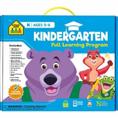 School Zone Kindergarten Full Learning Program Paperback School Z