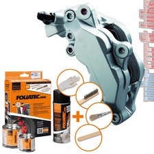 Foliatec Bremssattellack silber metallic stratos 2172 7-teilig hitzebeständig