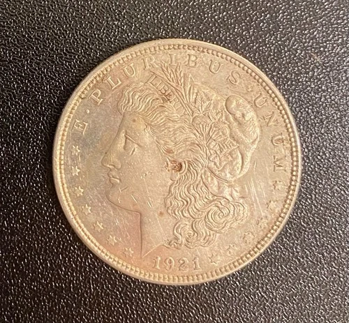 1921 $1 Morgan Silver Dollar - XF condition