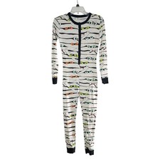Old Navy Mummy One Piece Halloween Pajamas kids size 14