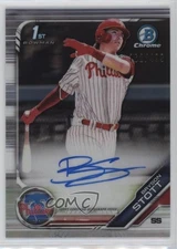 2019 Bowman Draft Chrome Pick Refractor /499 Bryson Stott #CDA-BS Auto