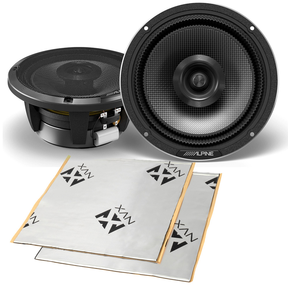 Alpine HDZ-65 200 Вт 65-полосные автомобильные коаксиальные колонки мощностью 200 Вт с демпфированием звука 10879000₽