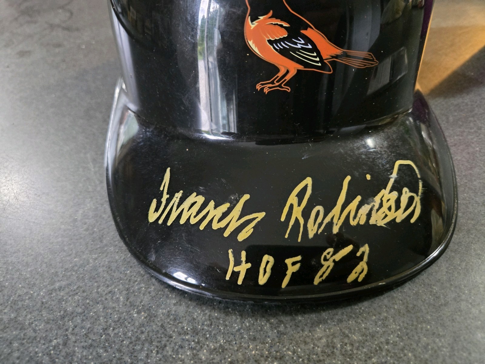 Frank Robinson Autographed Signed Baltimore Orioles - (PSA certified) Full-Size Helmet 