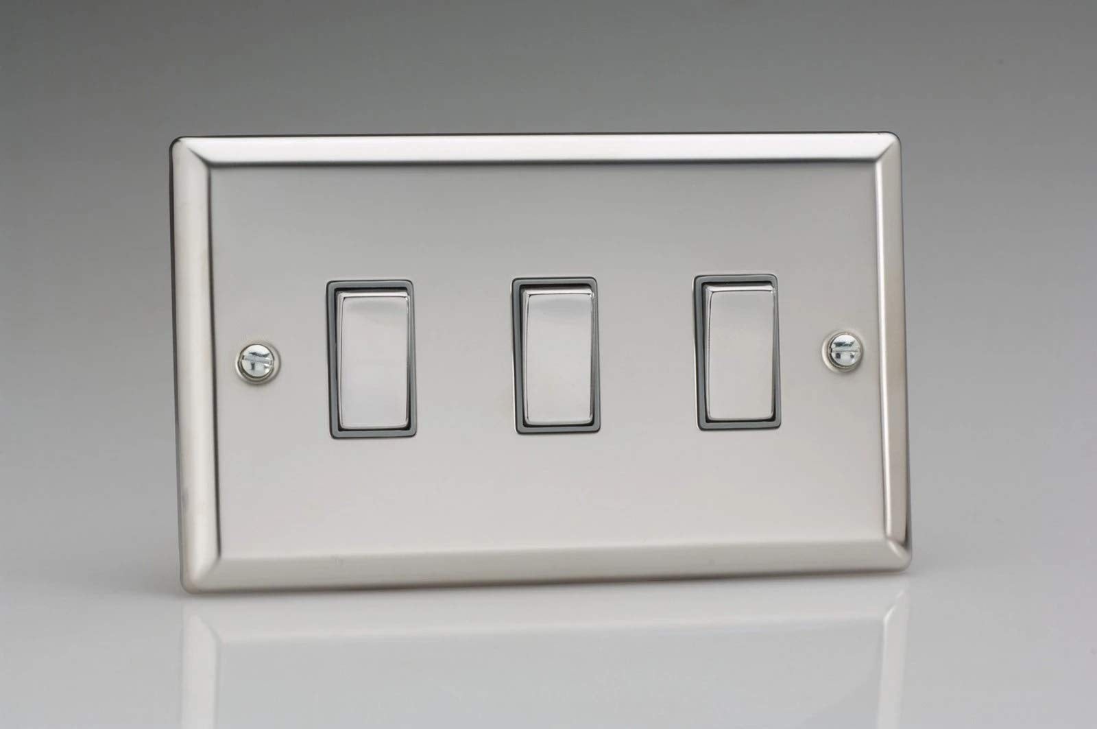 Varilight XC93D, 230 V, Mirror Chrome, 91x150x25mm