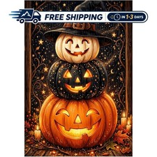 Ulord 300 Piece Wooden Halloween Witch Pumpkins Jigsaw Puzzle Adult