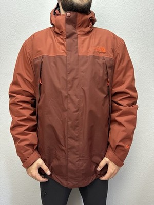 The North Face Men s 2 Piece Gore-Tex Jacket 3 In 1 Terracotta Size XL