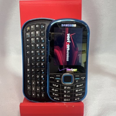 Vintage Samsung Intensity 2 II SCH-U460 Blue (Verizon) Cellular Slider Phone H1