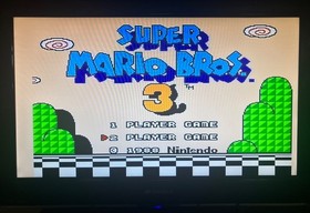 Nintendo NES console custom bundle with three games and two controllers