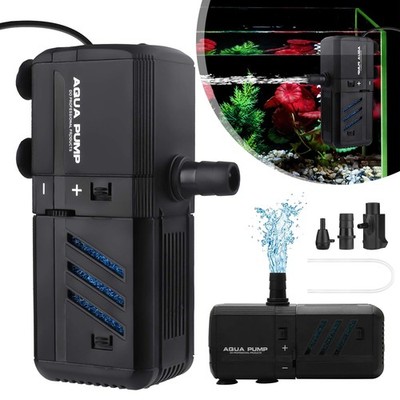 500 L/H 6W Aquarium Innenfilter Sauerstoff Filterpumpe Wasserpumpe für Fischtank