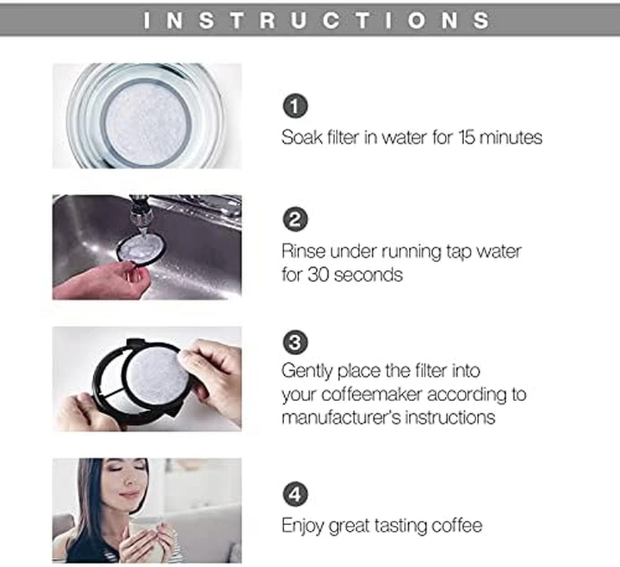 Сменные диски для фильтрации воды на углях для Mr. Coffee Brewers Coffee M упаковка 12 шт. - Изображение 4 из 4