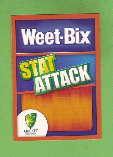 #D419. WEETBIX STAT ATTACK CRICKET CARD #29 MICHAEL BEVAN - Bild 2 von 2