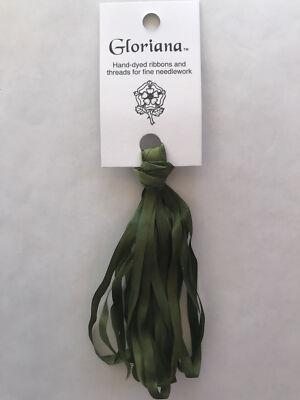 Gloriana Silk Ribbon #206 Olivine 4Mm