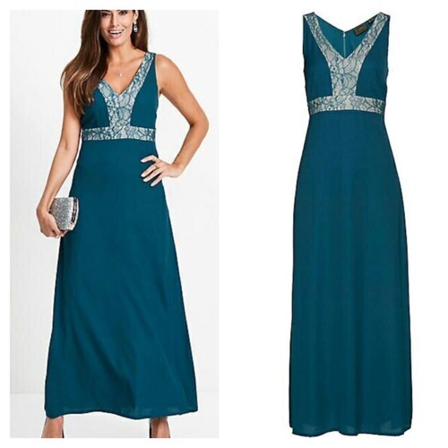 Maxi DRESS Lace Front Sleevless £62 