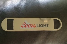 BRAND NEW ORIGINAL COORS LIGHT METAL HANDHELD BEER BOTTLE BARTENDER OPENER.