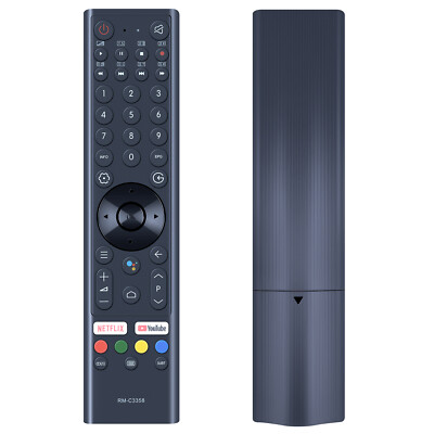 New RM-C3358 Voice For JVC Smart 4K UHD Android TV Remote Control RMC3358