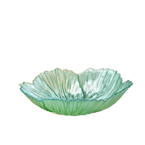 Versatile Art Glass Bowl Crystal Glass Dessert Dish Modern Candy Tray Snack* - Picture 17 of 21