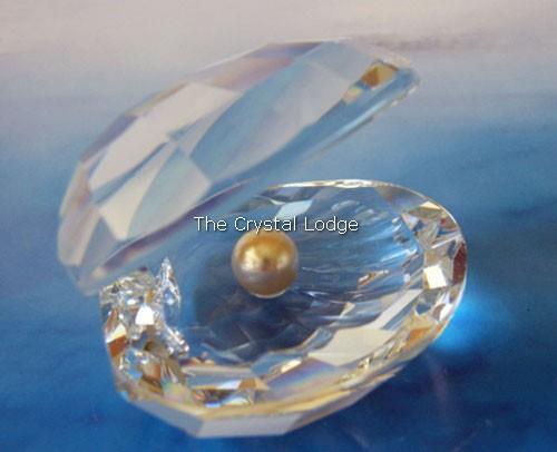 SWAROVSKI CRYSTAL OYSTER SHELL WITH PEARL LARGE 014389 MINT SWAROVSKI CRYSTAL OYSTER SHELL WITH PEARL LARGE 014389 MINT