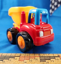 DUMP TRUCK - Huile Toys Friction Powered Push  Go Toy Car Truck Vehicle