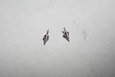 2 ELGIN 10/0 SIZE  POCKET/WRIST WATCH BALANCE STAFFS NOS