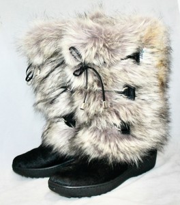 really furry boots