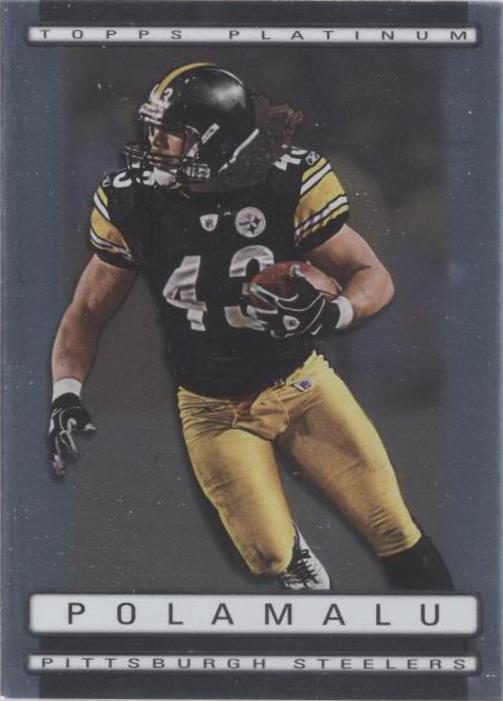 2009 Topps Platinum Troy Polamalu #109 - 1 of 2